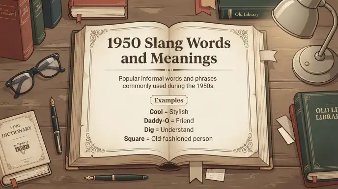 1950 slang words and meanings
