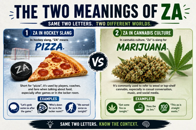 Two meanings of za