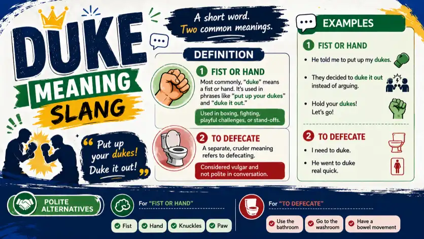 duke meaning slang
