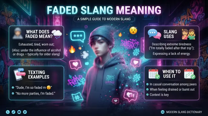 Faded Slang Meaning