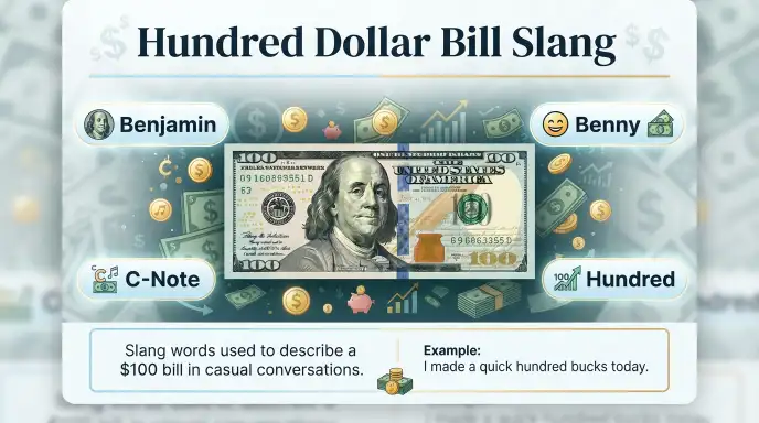 hundred dollar bill slang