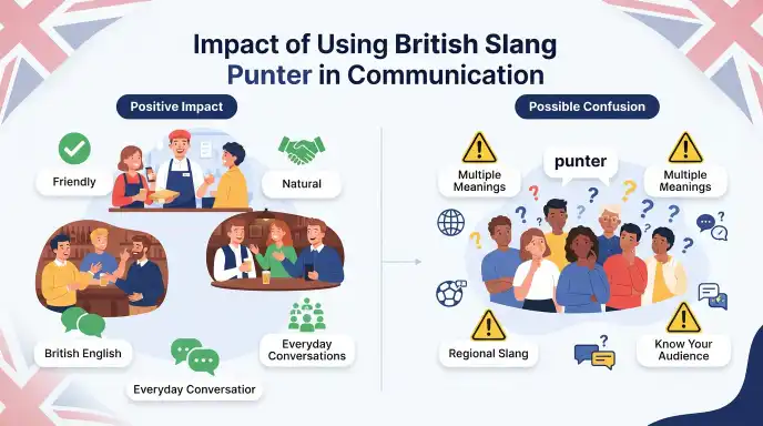 impact of using british slang punter