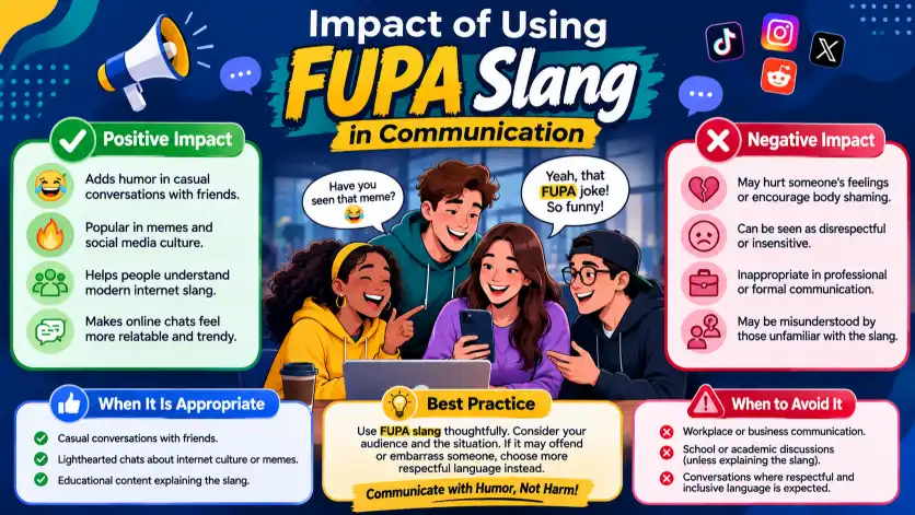 impact of using fupa slang in communication 