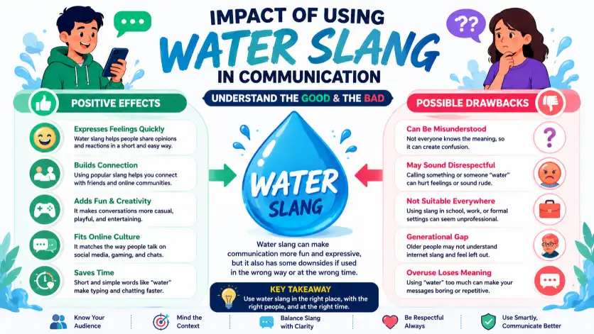 impact of using water slang