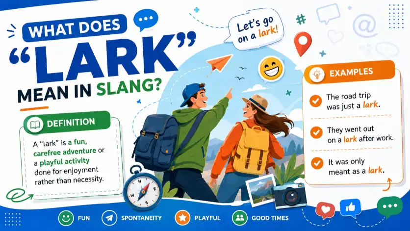 lark definition slang