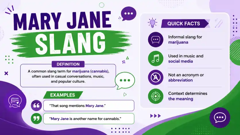 mary jane slang