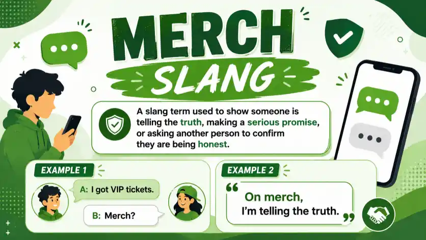 merch slang