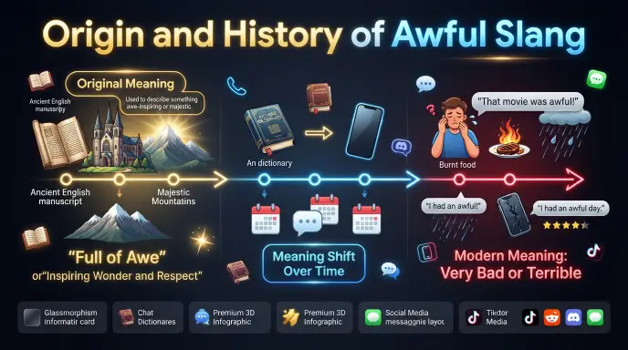 origin and history of awful