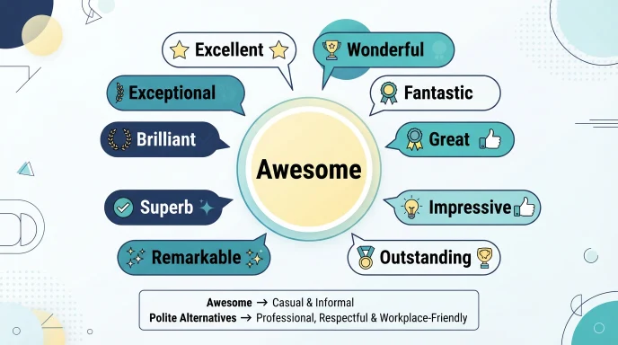 polite alternatives to awesome