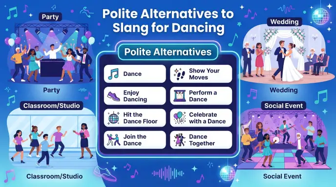 polite alternatives to slang for dancing