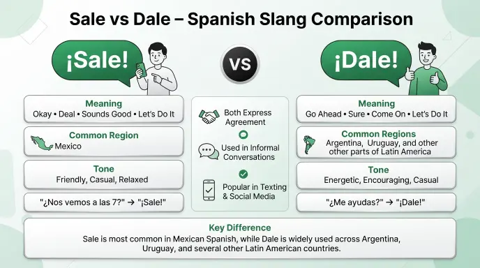 Sale vs Dale Slang