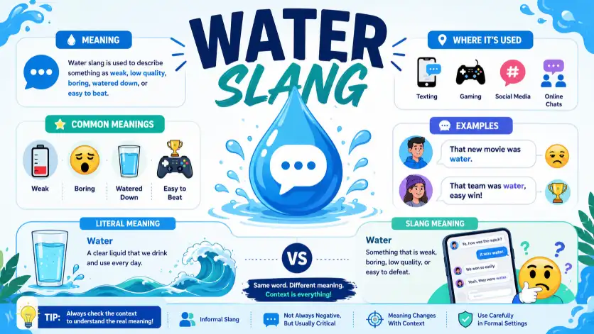 water slang