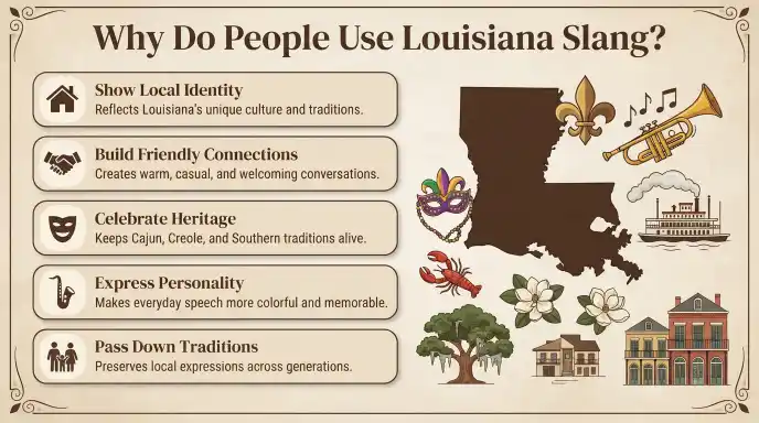 why do people use louisiana slang