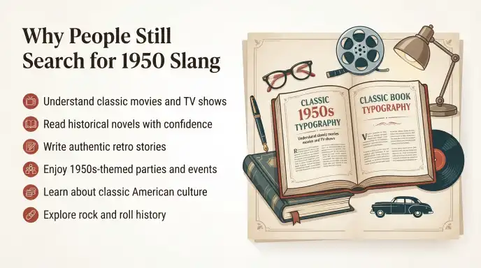 why people still search 1950 slang