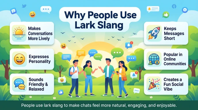 why people use lark slang