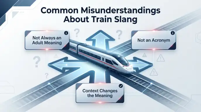 common misunderstandings about train slang