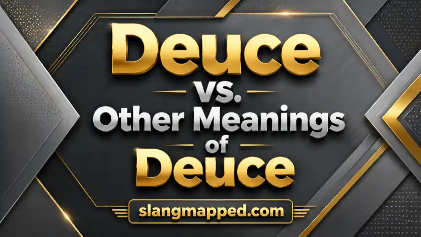 Deuce vs. Other Meanings of Deuce