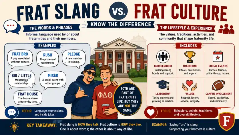 frat slang vs. frat culture