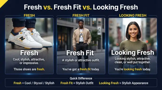 Fresh vs. Fresh Fit vs. Looking Fresh
