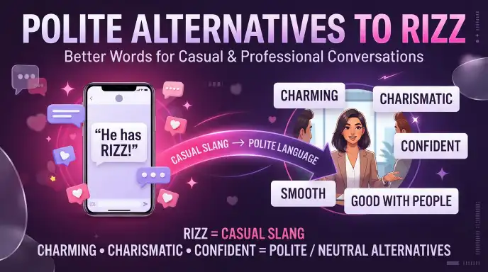 polite alternatives to rizz slang