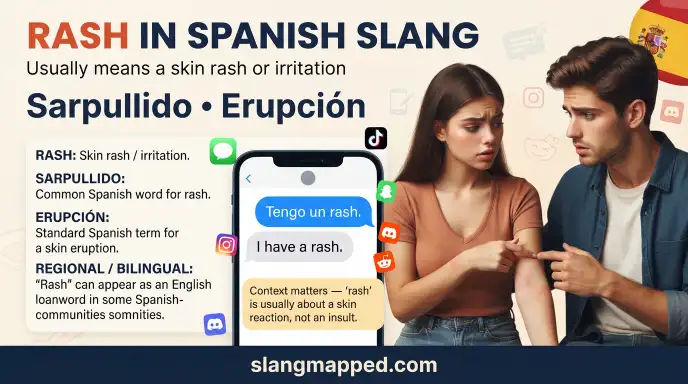 Rash in Spanish Slang