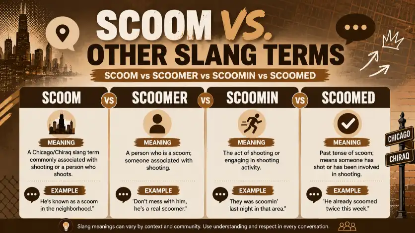scoom vs other slang terms