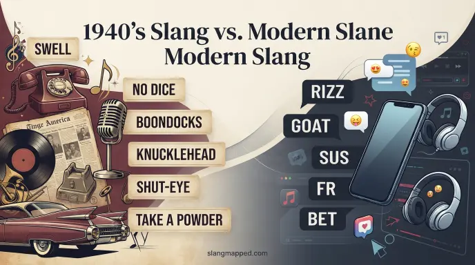 1940's Slang vs. Modern Slang