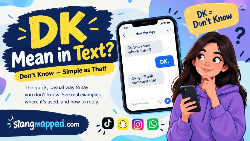 dk mean in text