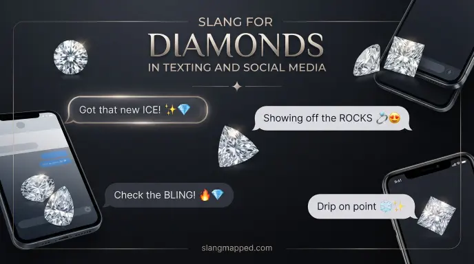 Slang for Diamonds in Texting and Social Media
