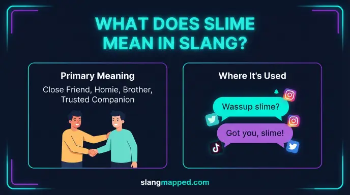 what does slime mean in slang